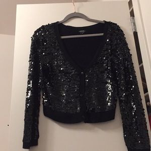 Sequin cardigan